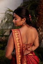 Half Saree - Red