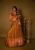 Half Saree - Gold - head to toe